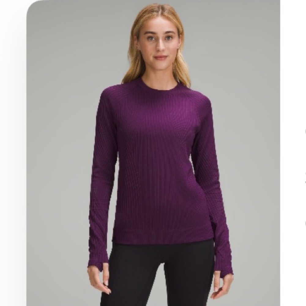 BRAND NEW Lululemon Rest Less Pullover Size 4 Color Aerial Current Dramatic Mag